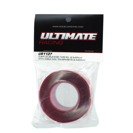 UR1137 ULTIMATE RACING CLEAR DOUBLE-SIDED TAPE ROLL (2.5x300cm.)