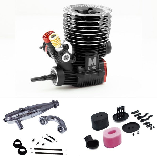 UR3401-MR3C1 ULTIMATE ENGINE MXR v.3 CERAMIC W/ AIRMAX FILTER & 2141 SUPERSONIC PIPE COMBO