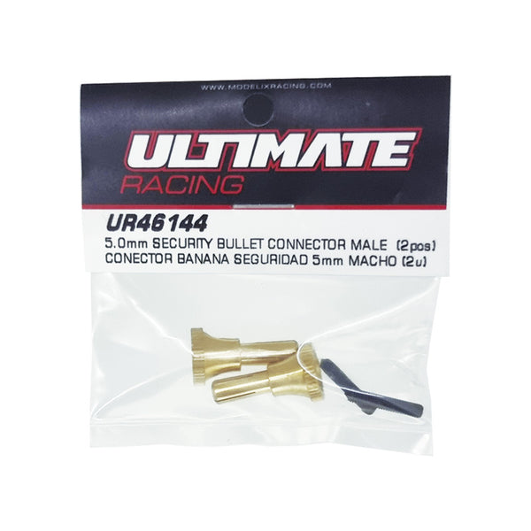 UR46144 5.0mm SECURITY BULLET CONNECTOR MALE (2pcs)