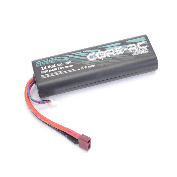 CR293 CORE RC-4000mAHr 7.4v 30/60C 2S LiPo