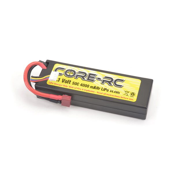 CR775 CORE RC 4000mAh 11.1V 3S 50C H/C LP LiPo T Plug