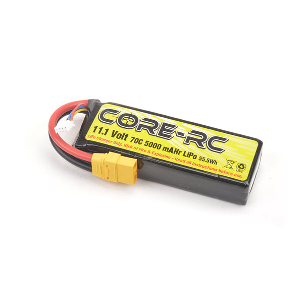 CR780 CORE RC 5000MAH 11.1V 3S 70C S/C LP LIPO XT90
