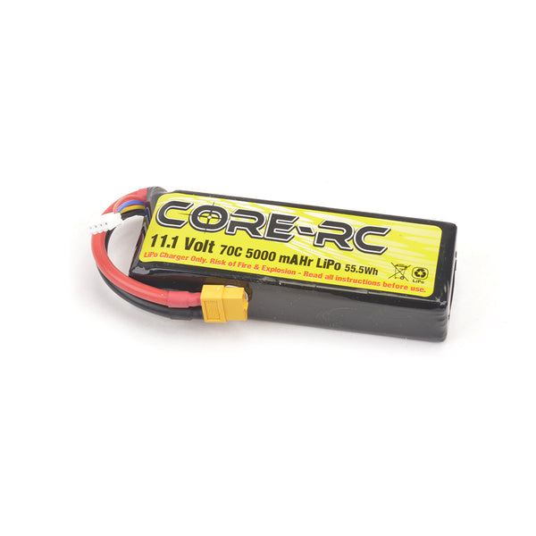 CR783 CORE RC 5000mAh 11.1V 3S 70C S/C LP LiPo XT60
