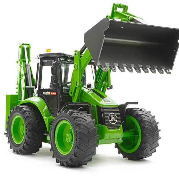 CY1579 HuiNa 1/14 Backhoe Excavator Tractor 2.4Ghz 9CH