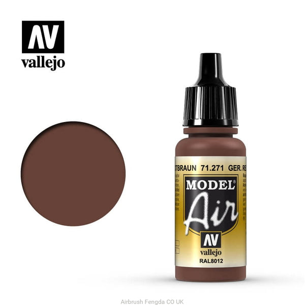 Vallejo Model Color Acrylic - German Red Brown 71.271