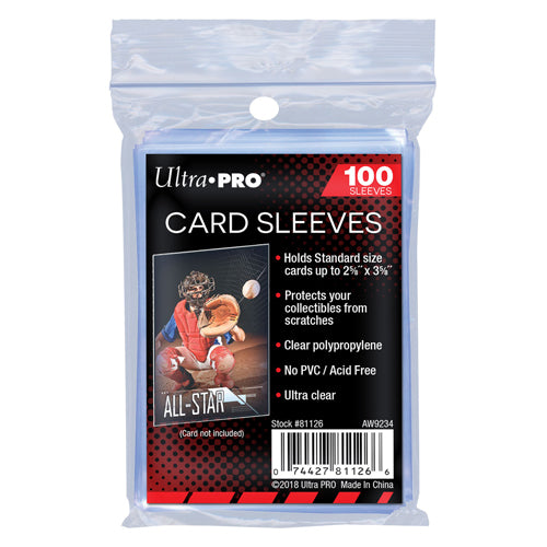 UPR81126 Ultra Pro - Standard Soft Sleeves 100pk