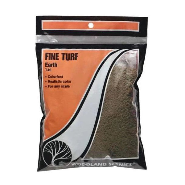 Woodland Scenics Earth Fine Turf - T42