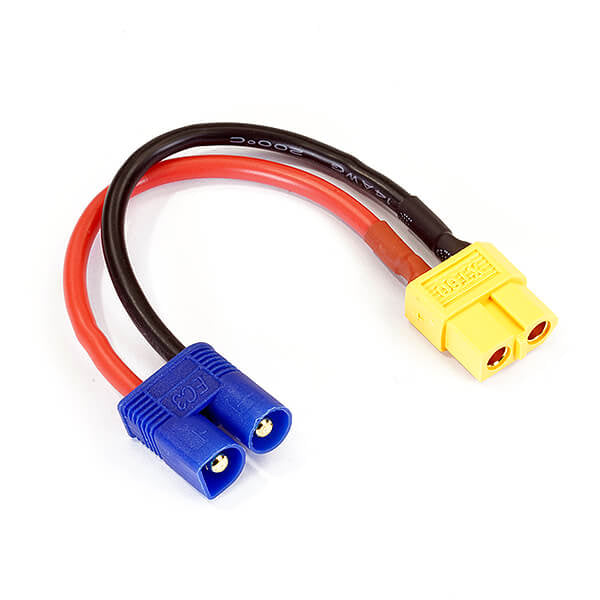 ET0842EC3 ETRONIX FEMALE XT-60 TO MALE EC3 PLUG CONNECTOR ADAPTOR