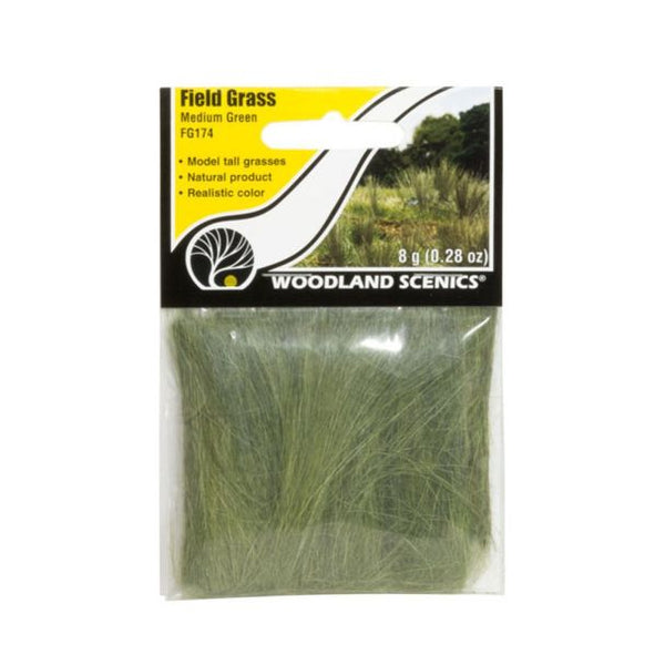 FG174 Woodland Scenics Medium Green Field Grass
