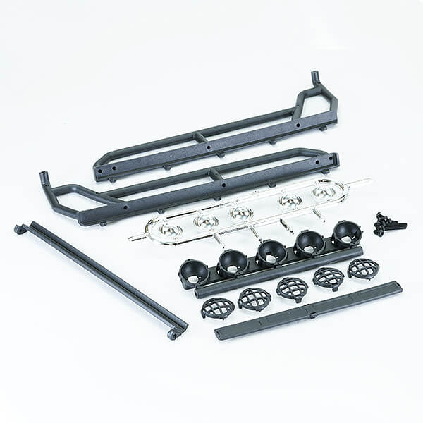FTX9265D FTX OUTBACK HI-ROCK BODY PART D - ROOF LIGHT BAR & REAR CAGE