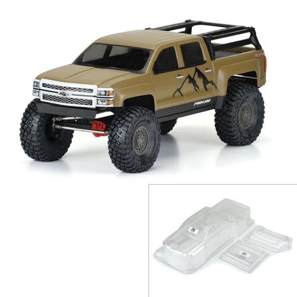 PRO358500 Pro-Line 1/10 2015 Chevrolet Silverado Clear Body 13.9in WB