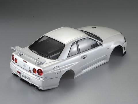KB48644 KILLERBODY NISSAN SKYLINE R34 195MM FINISHED BODY-WHITE