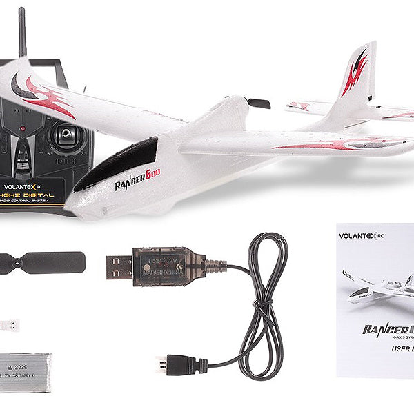 V761-2 VOLANTEX RANGER 600 GLIDER 3CH 600MM BRUSHED W/GYRO EPP RTF
