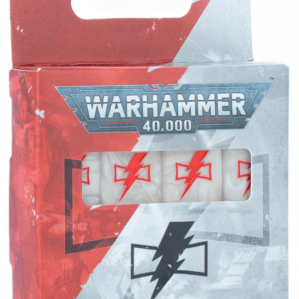 55-67 Games Workshop Warhammer 40k - White Scars Dice Set