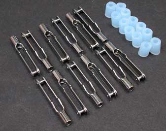 GPMQ3795 GREAT PLANES THREADED STEEL CLEVIS 4-40 (PK12)