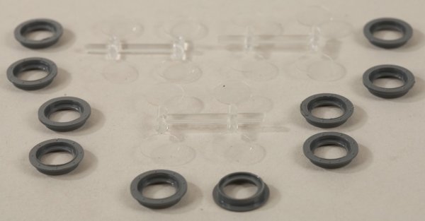 305.3 Graupner Portholes, 12.5mm, 10pcs