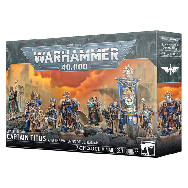 55-76 Warhammer 40k Captain Titus & The Wardens of Ultramar