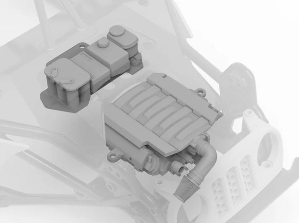 Knight Customs Optic V8 engine