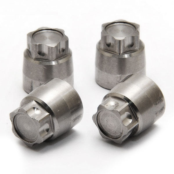 H230119 HOBAO DC-1 CNC ALUMINIUM FLANGED WHEEL NUTS 4MM (4)