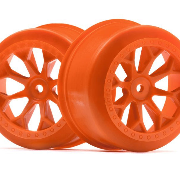 HPI120134 HPI 8-Shot SC Wheels (Orange/ 2pcs)