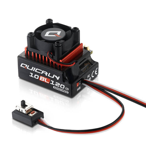 HW30125002 HOBBYWING QUICRUN 10BL120 G2 BRUSHLESS SENSORED/SENSORLESS ESC