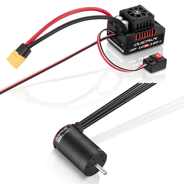 HW38030211 HOBBYWING QUICRUN Combo QR10BL120 G2 & 3660SL 3700KV G2