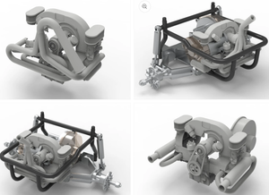 Knight Customs Sand Scorcher Flat 4 engine