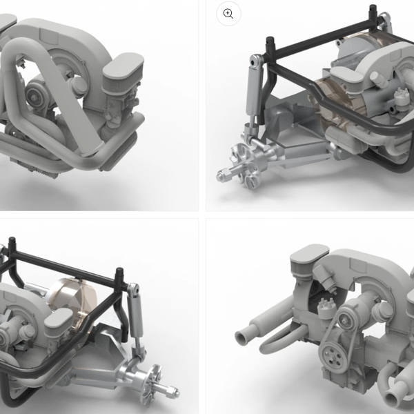 Knight Customs Sand Scorcher Flat 4 engine