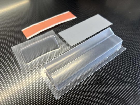 KAMTEC Mini Racer 3 part rear Wing 1:12 Lexan