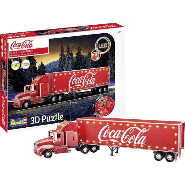RV00152 REVELL 3D Puzzle Coca-Cola Truck LED