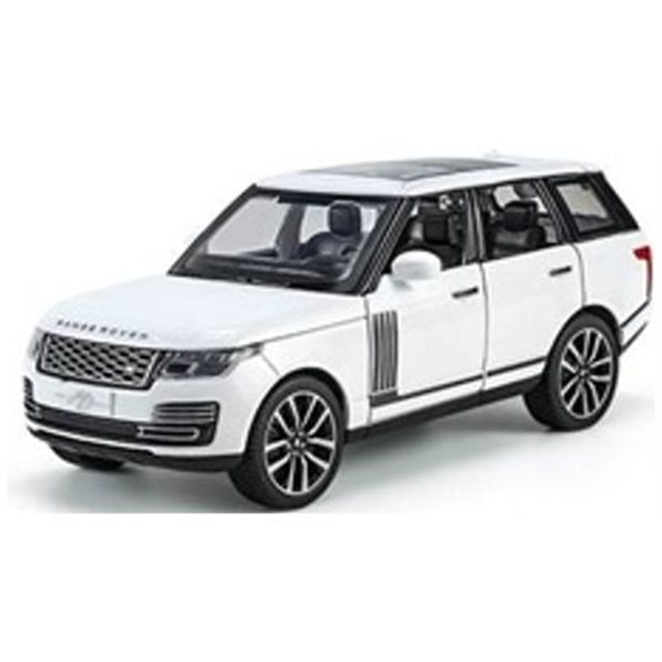 QXT 2401016W Range Rover 50th Anniversary Version White Opening Parts/Light and Sound -1:32 Q3001A