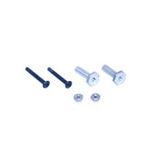 LOSA1133 XXX FRONT STUB AXLES & SCREWS (2)