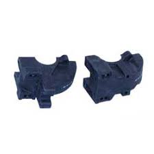 LOSA9899 XXXS GRAPHITE FRONT & REAR DIFF COVERS