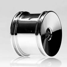 LOSB1151 FRONT WHEELS (PR) CHROME MINI-T