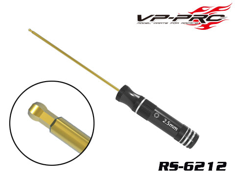 RS-6212 - Metric Ball Driver Hex Wrench 2.5 X 120MM