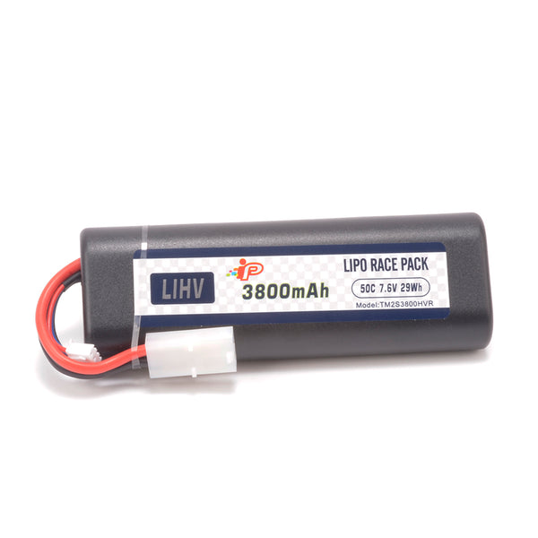 IPTM2S3800HVRTM Intellect LiPo HC39 2S 3800mAh 7.6v Stick Tam plug
