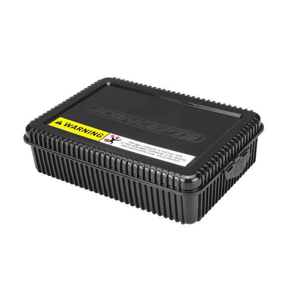 JC2496-2 JCONCEPTS SHORTY STORAGE BOX W/FOAM LINER-BLACK