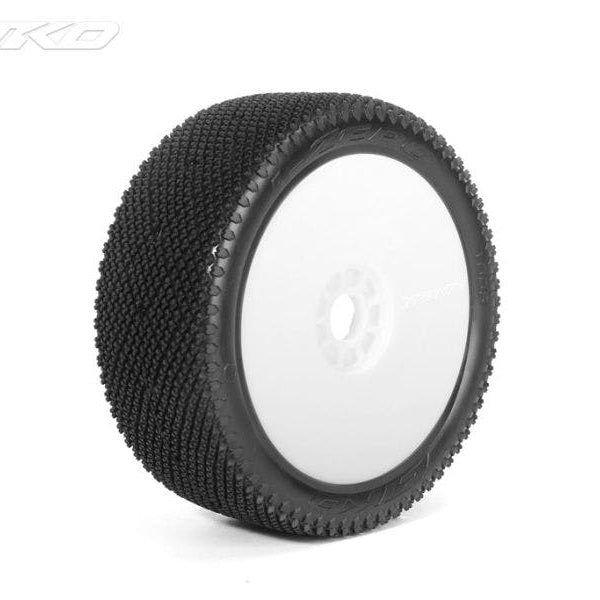 JK1008CSSRW - Jetko J Zero Composite S.Soft 1:8 Buggy Pre-glued White evo Rims (2)