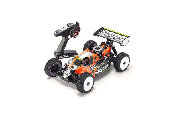 K.33025T1B Kyosho Inferno MP10 1:8 RC Nitro Readyset T1 Red (KE21SP Engine)