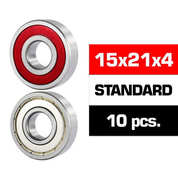 UR7804 15x21x4mm "HS" HYBRID SEALS BEARING SET (10pcs.)