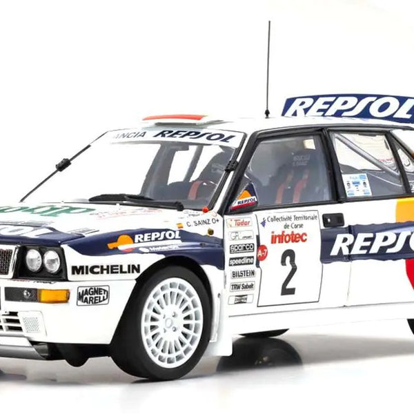 KS08348J Kyosho Lancia Delta HF Integrale Evoluzione Repsol 1993 Nr.2 model car 1/18