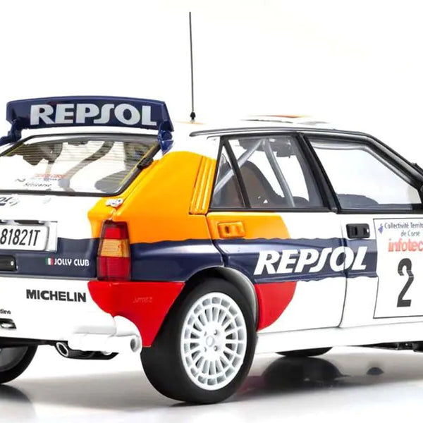 KS08348J Kyosho Lancia Delta HF Integrale Evoluzione Repsol 1993 Nr.2 model car 1/18