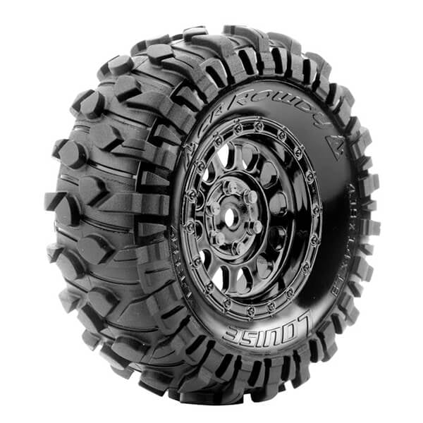 L-T3347VB LOUISE RC CR-ROWDY 1/10 SUPER SOFT BLACK CHROME HEX 12MM