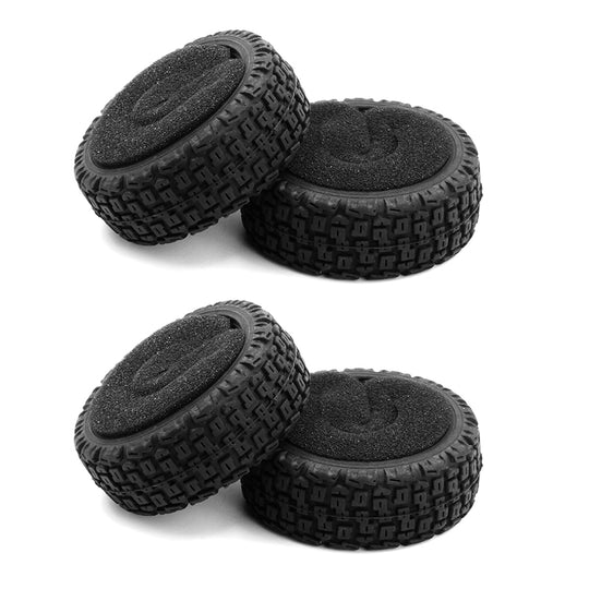 LC8044 LC Racing Rally tyres with foam inserts - 4 pcs (PTG-2)