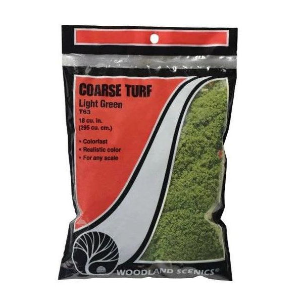 Woodland Scenics Light Green Coarse Turf - T63