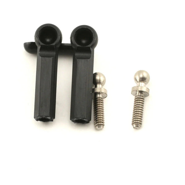 LOSA9947 TITANIUM .388 BALLSTUD SET WITH RODENDS (2)
