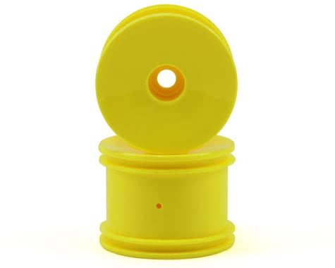 LOSB1150 MINI-T FRONT YELLOW WHEELS (2)