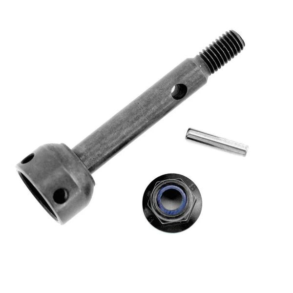LOSB3504 F/R AXLE, LEFT SIDE, BLACK: LST