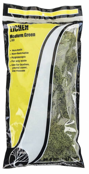 Woodland Scenics Medium Green Lichen - L163