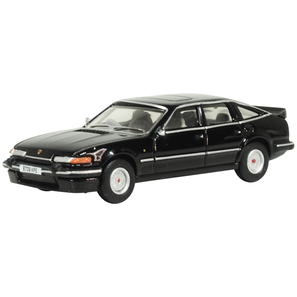 76SDV004 OXFORD DIECAST Black Rover SD1 3500 Vitesse